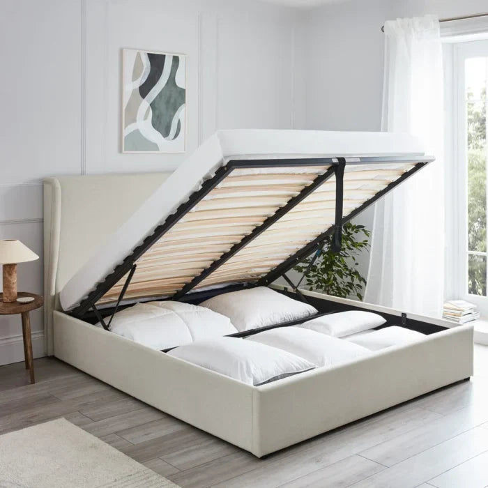 Crown Jewel Wingback Bed Frame