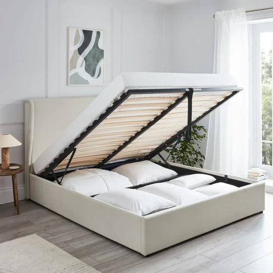 Crown Jewel Wingback Bed Frame