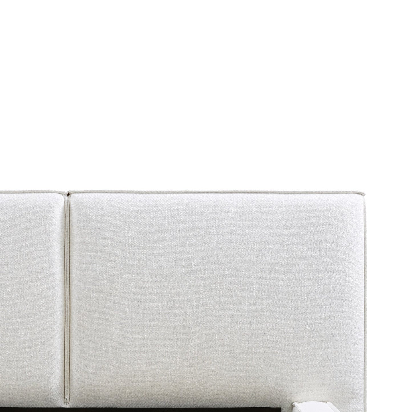 Claudine Ottoman Bed with Storage, Beige Linen