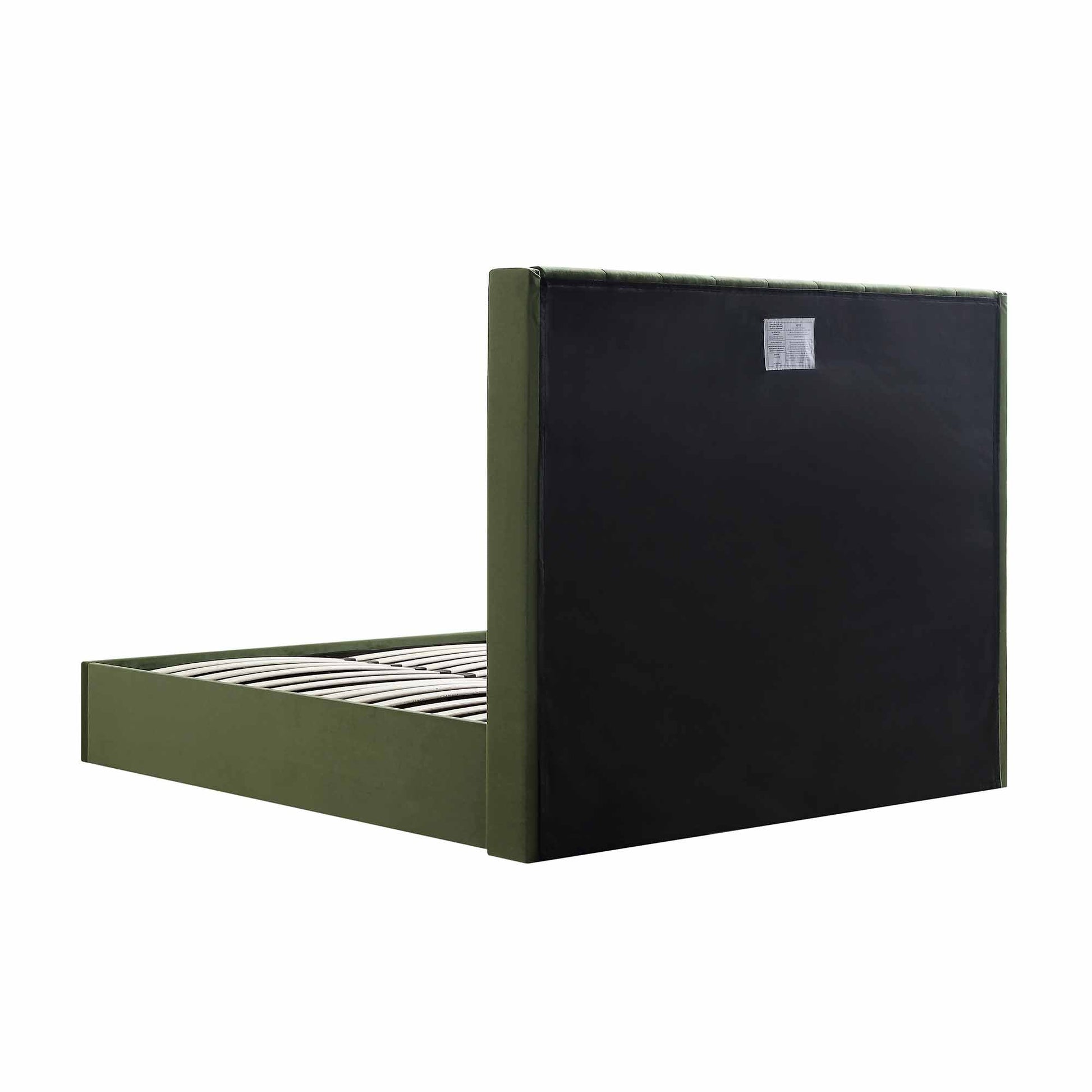 Wilton Moss Green Velvet Ottoman Bed with Storage
