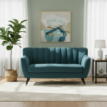 KD 2-Seater Velvet Sofa