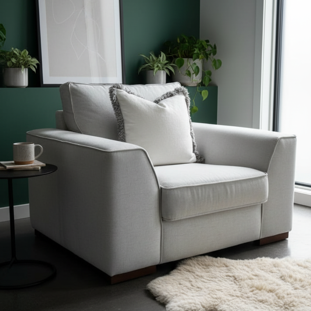 Oliver Jumbo Cord 1-Seater Armchair