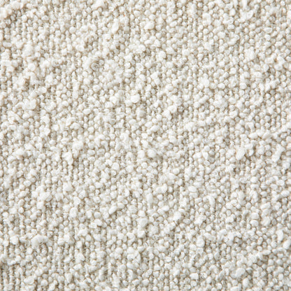 Kimberly Winged Upholstered Bed with Storage, Ecru Boucle