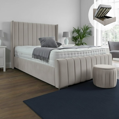 Georgina Ottoman Bed with Storage - Optional Mattress