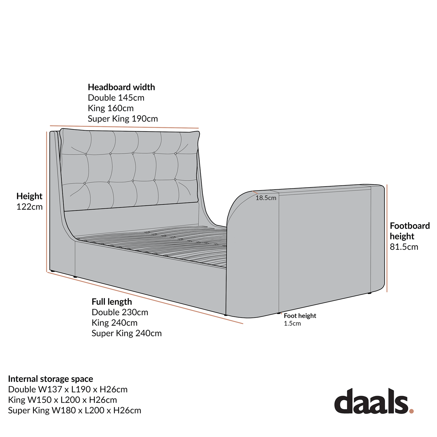 Hadley Moss Green Velvet TV Bed with Ottoman Storage