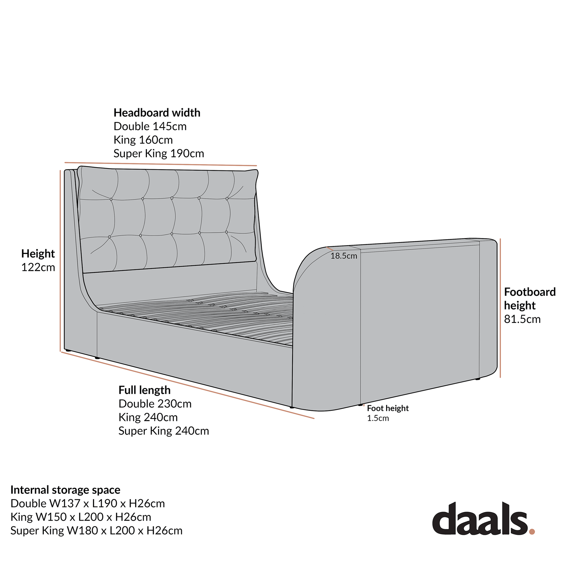 Hadley Moss Green Velvet TV Bed with Ottoman Storage