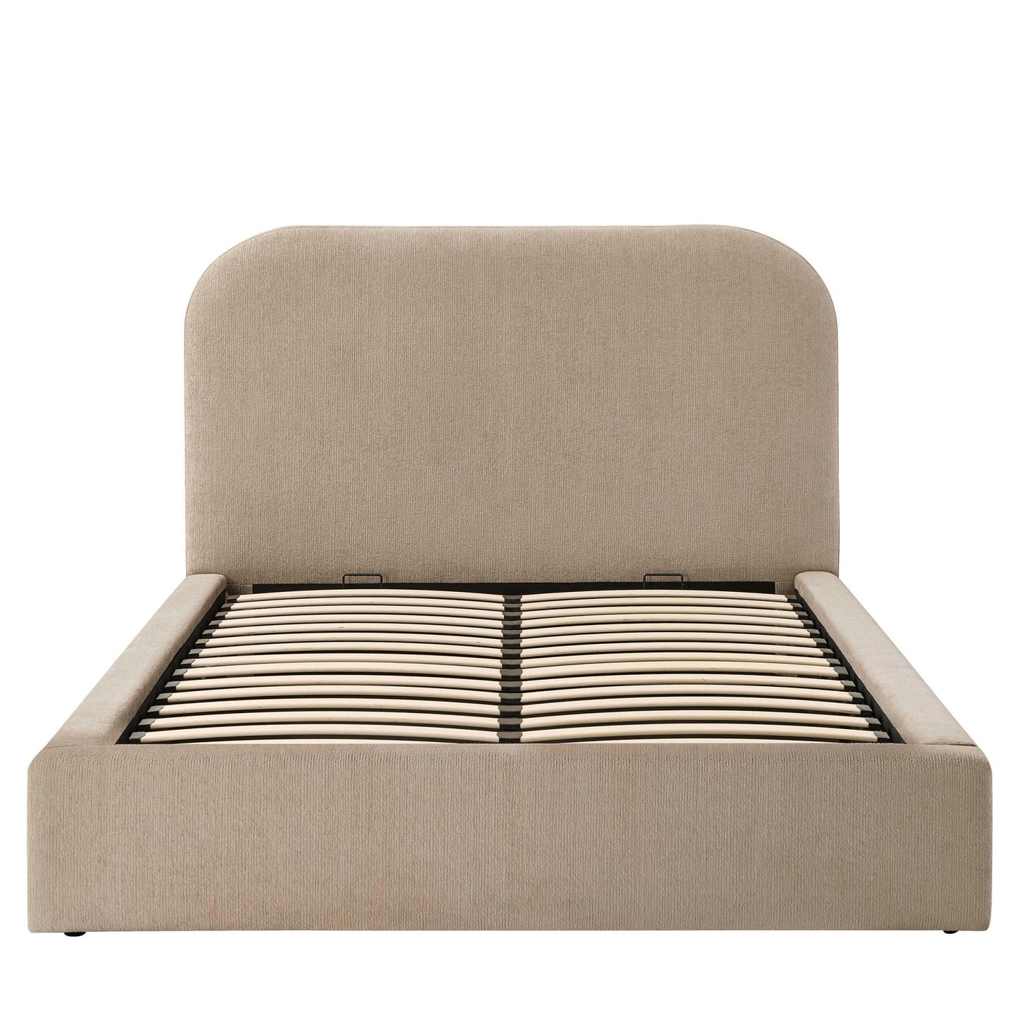 Aintree Ottoman Storage Bed - Textured Oatmeal