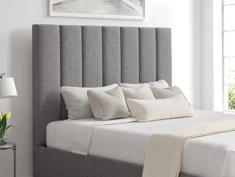 Amalfi Arran Pebble Upholstered Ottoman Bed Frame Only – view 3
