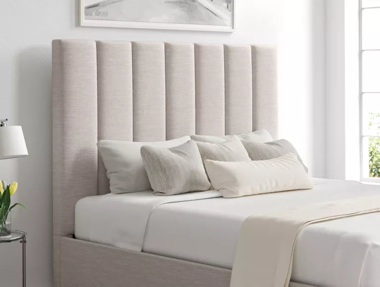 Amalfi Linea Fog Upholstered Ottoman Bed Frame Only – view 3