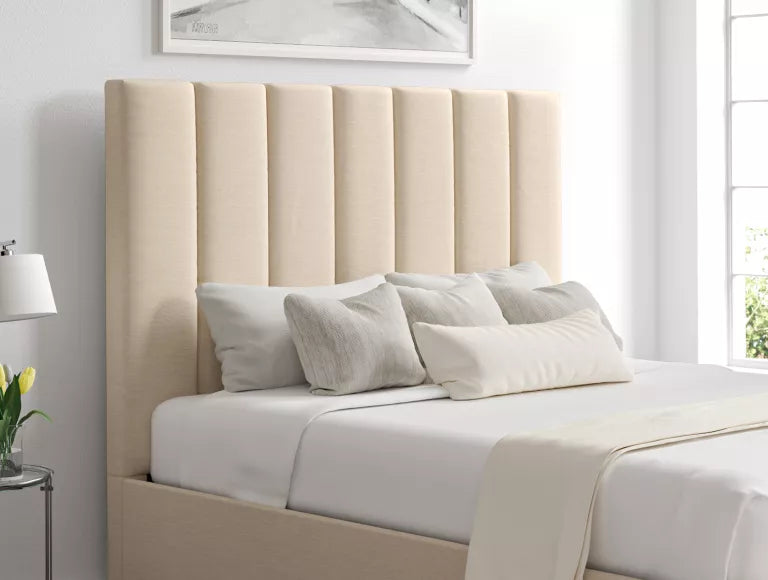 Amalfi Linea Linen Upholstered Ottoman Bed Frame Only – view 4