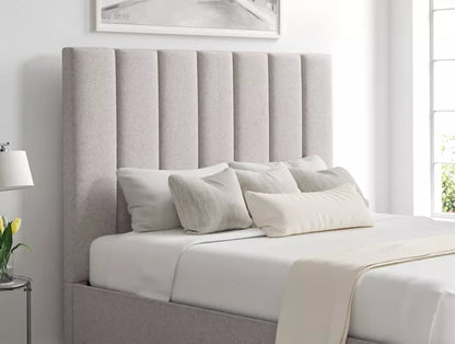 Amalfi Trebla Chalk Upholstered Ottoman Bed Frame Only
