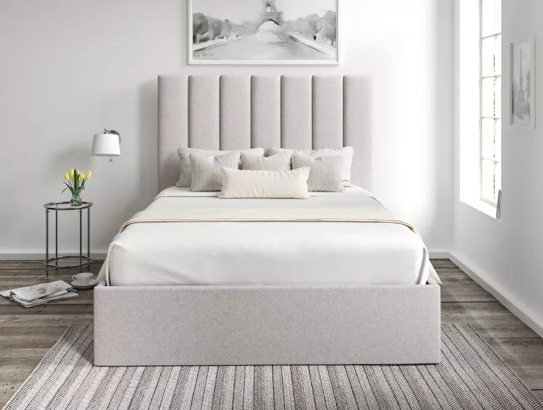 Amalfi Trebla Chalk Upholstered Ottoman Bed Frame Only – view 5