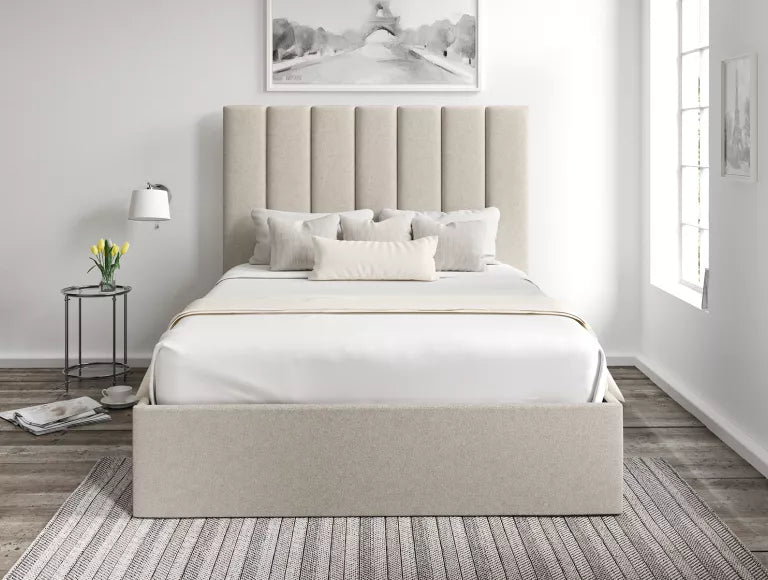 Amalfi Trebla Flax Upholstered Ottoman Bed Frame Only – view 4