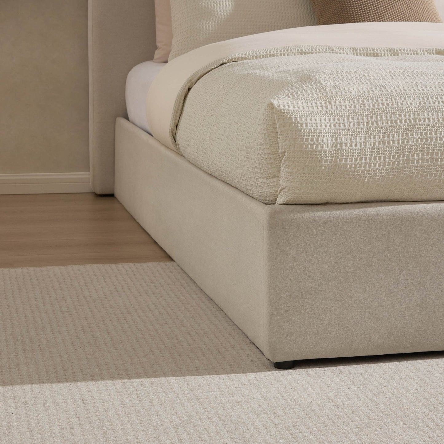 Ascot Ottoman Storage Bed - Natural