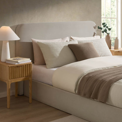 Ascot Ottoman Storage Bed - Natural