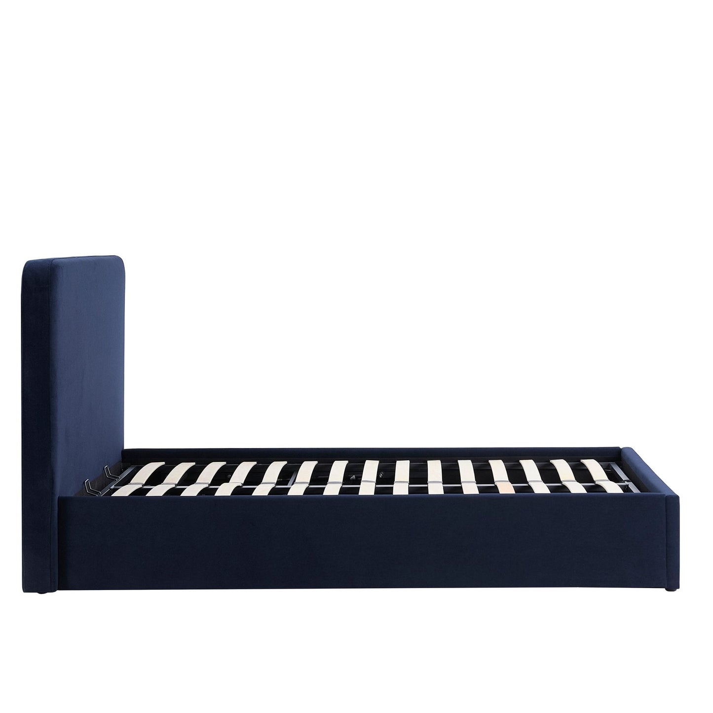 Ascot Ottoman Storage Bed - Navy