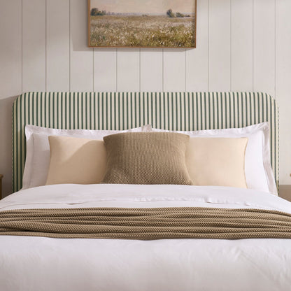 Ascot Ottoman Storage Bed - Sage Stripe