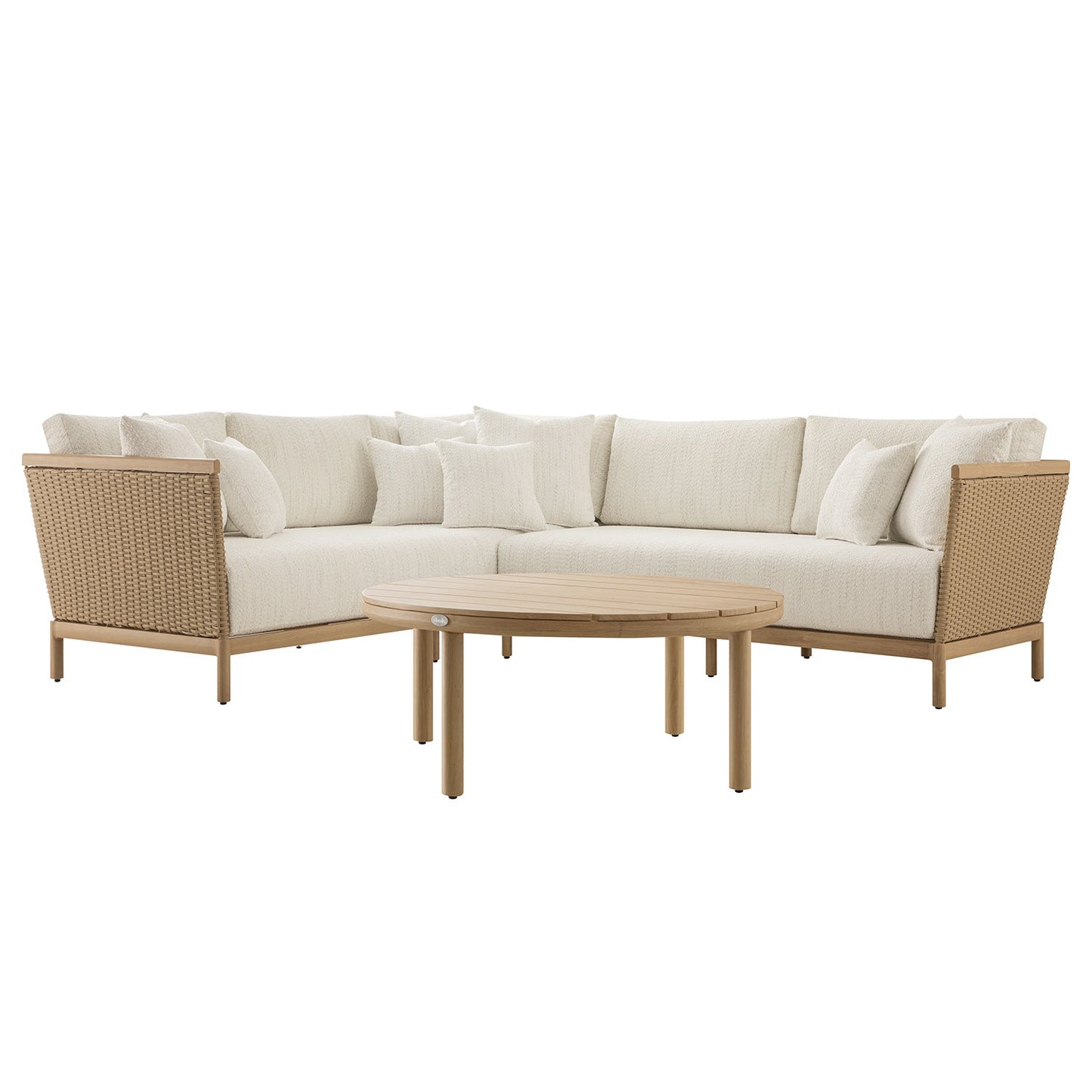 Panarea Indoor and Outdoor Wicker Large Corner Sofa Set