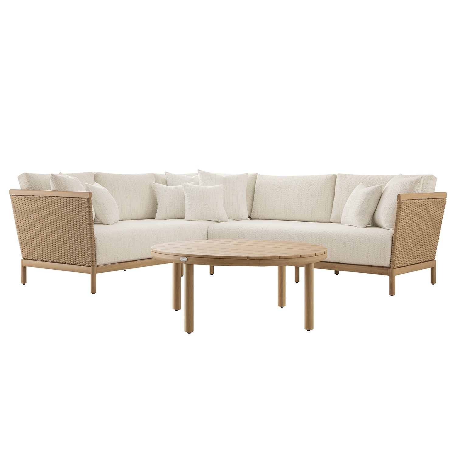 Panarea Indoor and Outdoor Wicker Large Corner Sofa Set