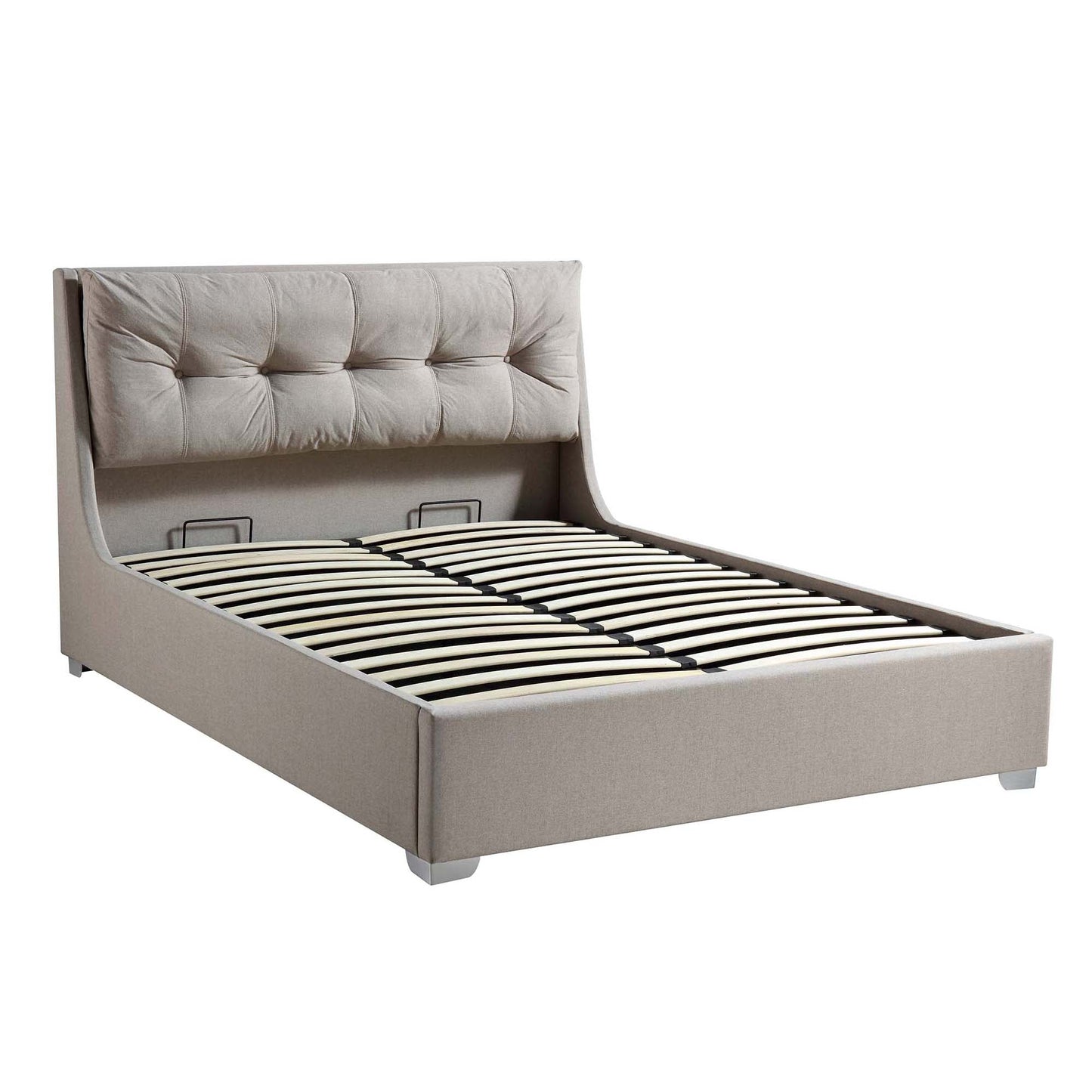 Hadley Stone Fabric Ottoman Bed with Storage