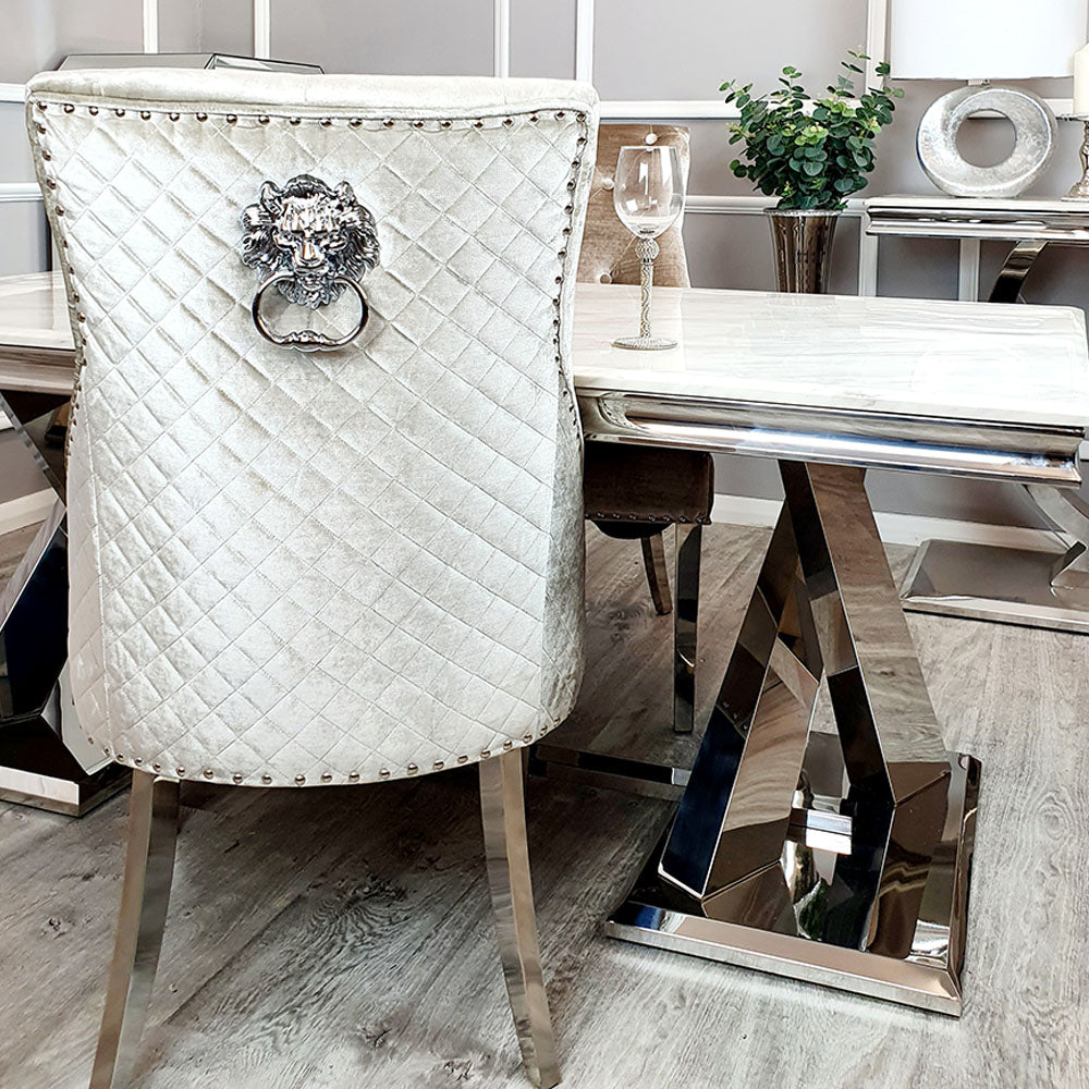 Bentley Silver Dining Chair