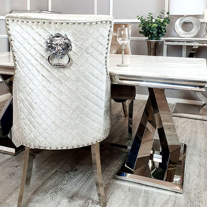 Bentley Silver Dining Chair – view 11