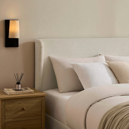 Berkeley Ottoman Storage Bed - Chenille Ecru