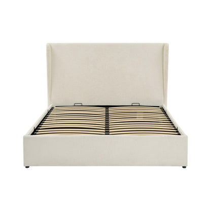 Berkeley Ottoman Storage Bed - Chenille Ecru