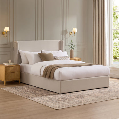 Berkeley Ottoman Storage Bed - Natural