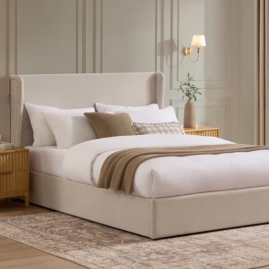 Berkeley Ottoman Storage Bed - Natural