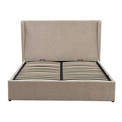 Berkeley Ottoman Storage Bed - Textured Oatmeal
