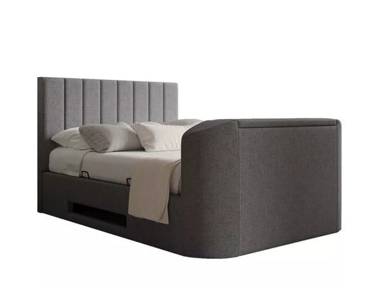 Berkley Upholstered Ottoman TV Bed - Bed Frame Only