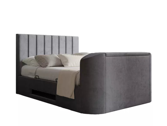 Berkley Upholstered Hugo Platinum Ottoman TV Bed