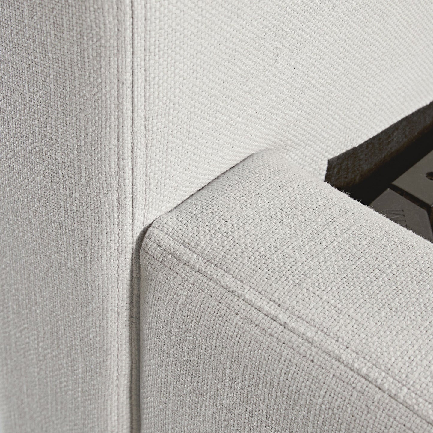Antoine Side-Opening Ottoman Bed with Storage, Ivory Linen Blend