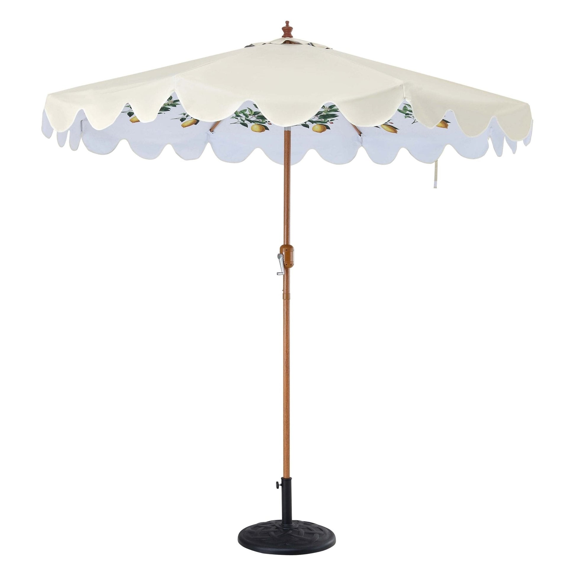 Lemon Branch 2.6M Octagonal Parasol with Aluminium Tilt