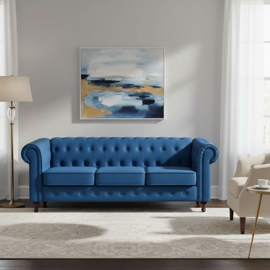 3-Seater Chesterfield Sofa – KD Velvet