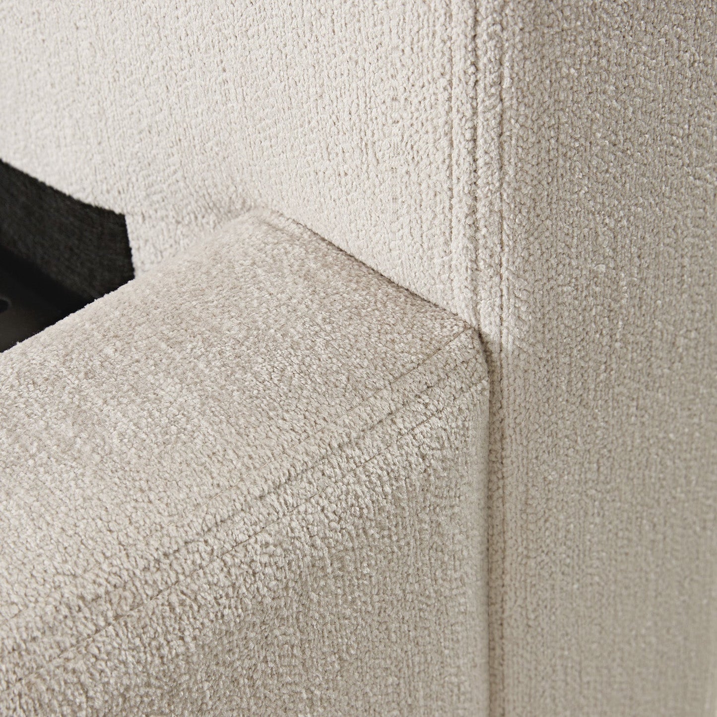 Antoine Side-Opening Ottoman Bed with Storage, Soft Beige Chenille