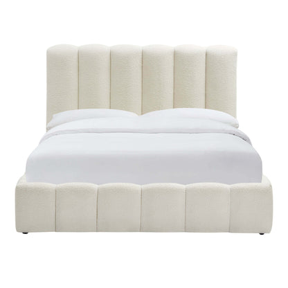 Cheshire Boucle Ottoman Storage Bed - Off White