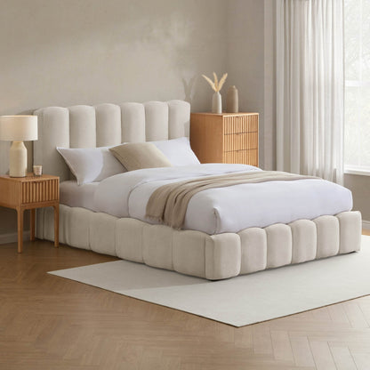 Cheshire Ottoman Storage Bed - Ivory