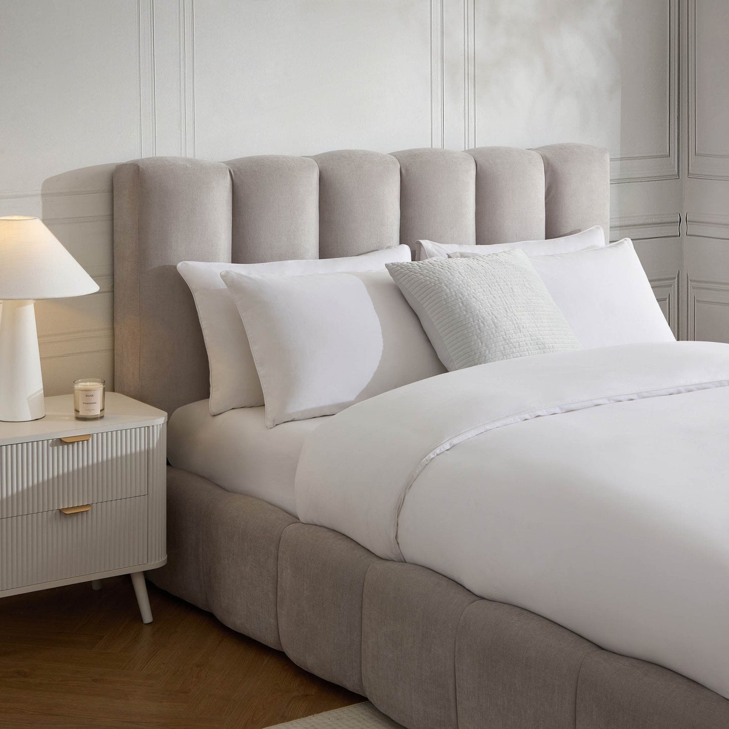 Cheshire Ottoman Storage Bed - Light Grey