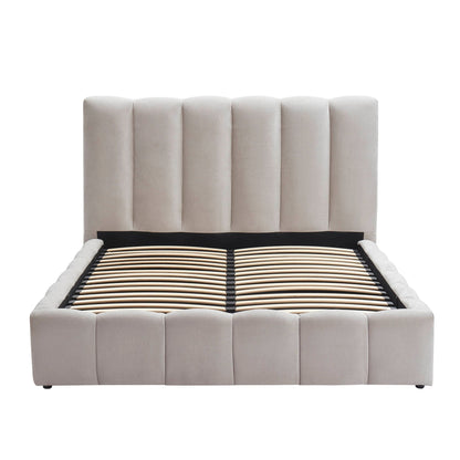 Cheshire Ottoman Storage Bed - Light Grey