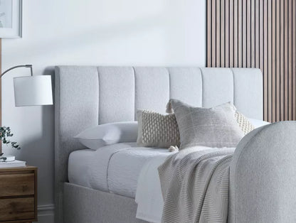Copenhagen Upholstered Ottoman TV Bed - Shell
