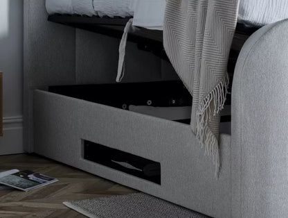 Copenhagen Upholstered Ottoman TV Bed – view 4