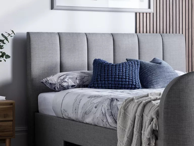 Copenhagen Upholstered Ottoman TV Bed – view 2