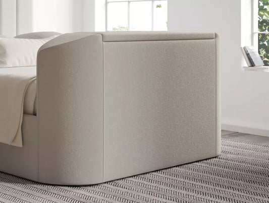 Berkley Upholstered Arran Natural Ottoman TV Bed