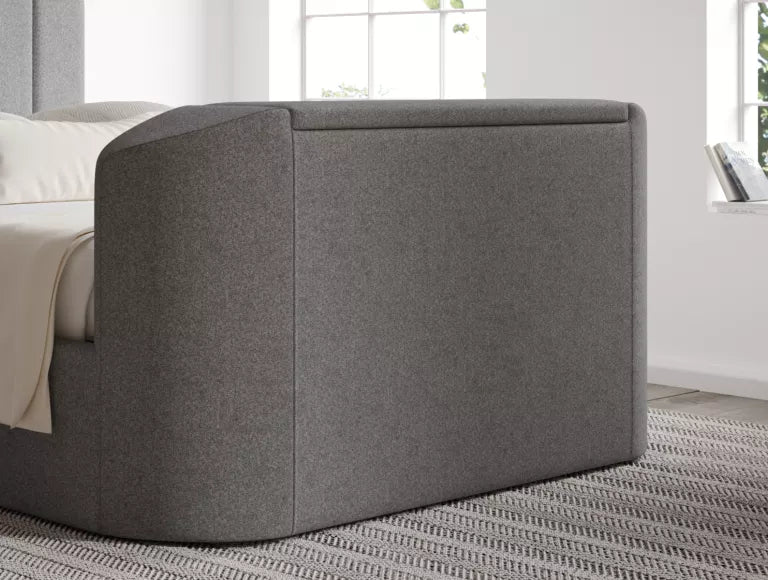 Berkley Upholstered Ottoman TV Bed - Bed Frame Only