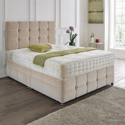 Rio Matching Headboard & Footboard Divan Set - Choice of Mattress & Optional Storage