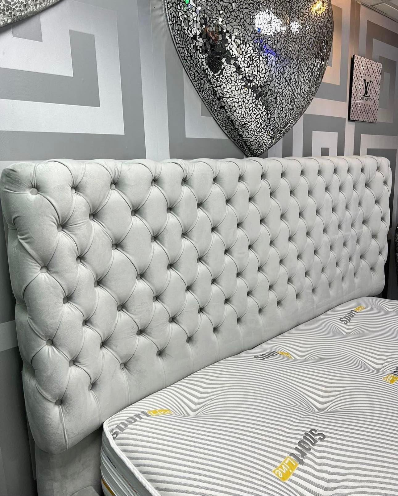 Grand Silver Ambassador Bed Frame