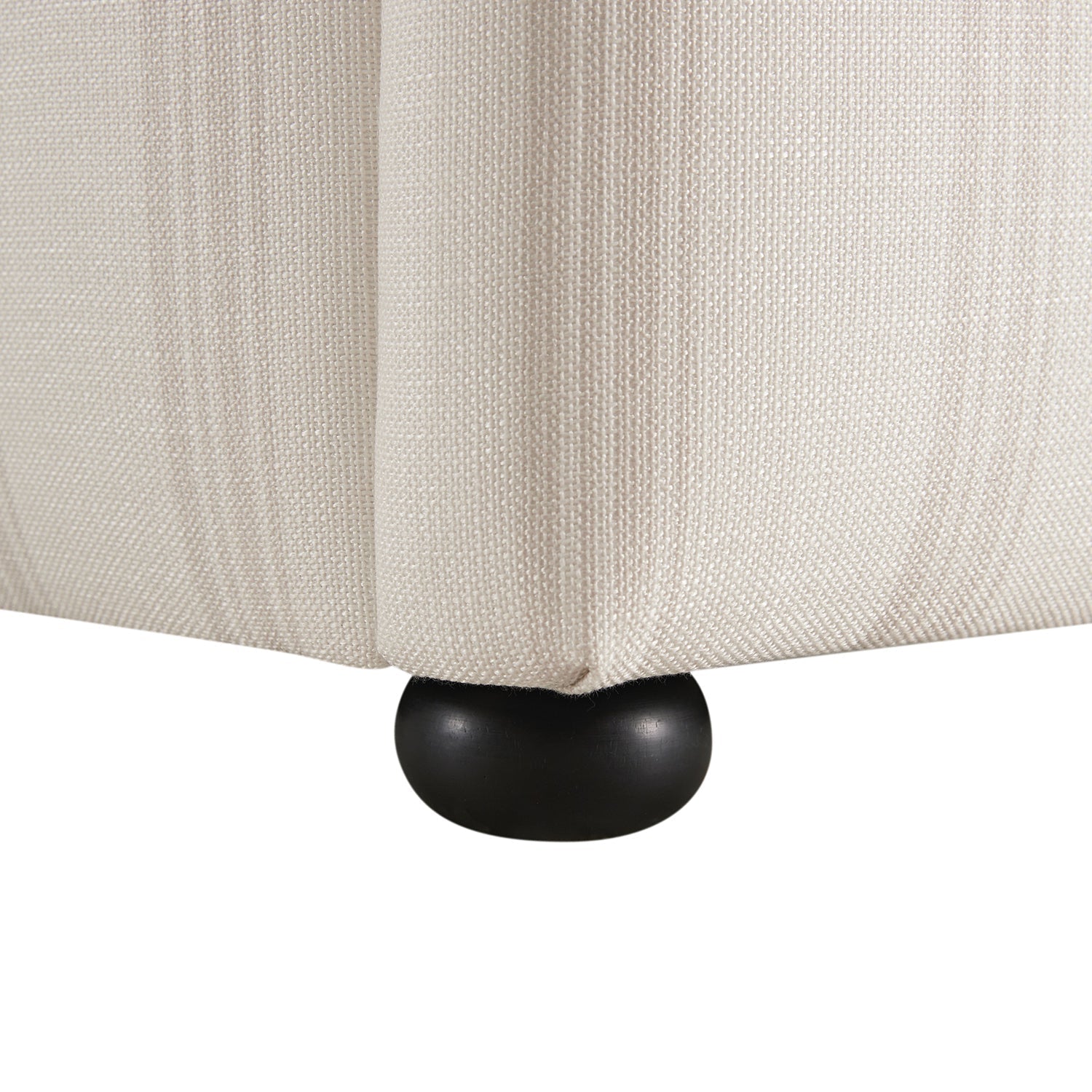 Celeste Upholstered Bed with Storage with Ruffled Headboard, Seashell Stripe
