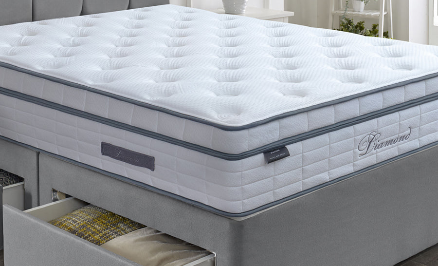 Diamond Opulence 7-Zone CrystalAlign Memory Gel Pocket Multi-Layered KnitTop Comfort Mattress